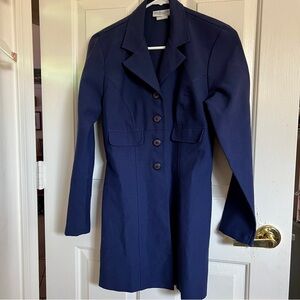 Blonde and Me - Navy Blazer Coat